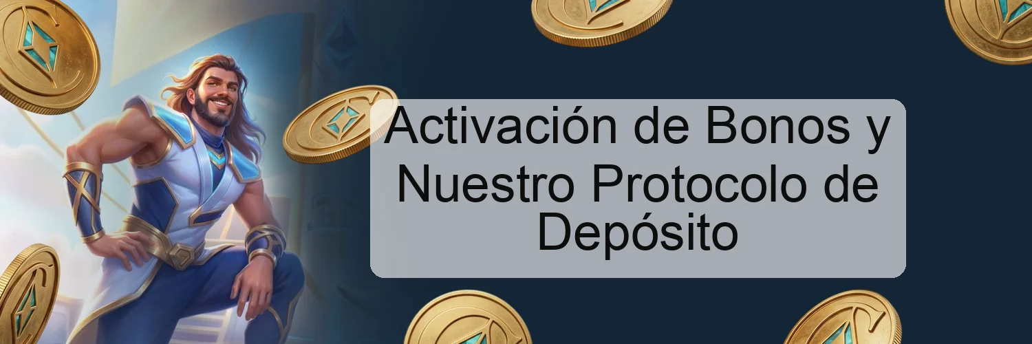 Activación de Bonos y Nuestro Protocolo de Depósito Activación de Bonos y Nuestro Protocolo de Depósito